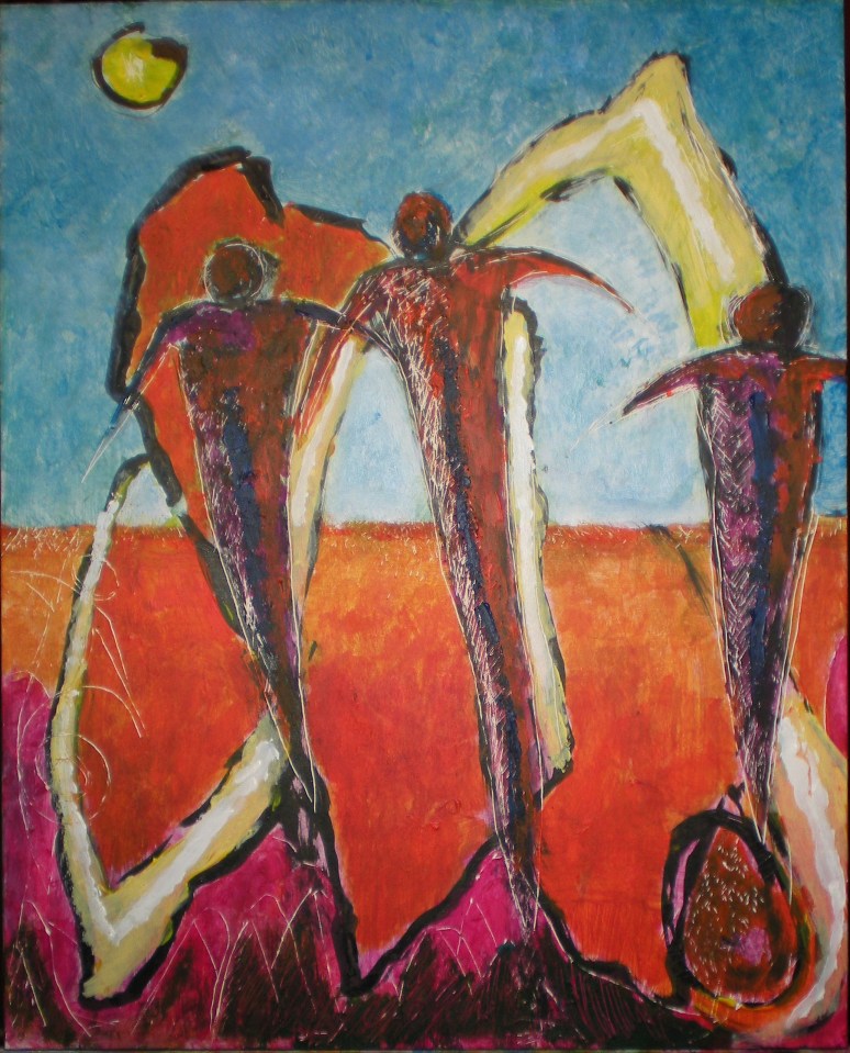 Wakan oyate wau welo (the Holy People are coming)